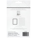 American Crafts Welcome Stamps and Embossing Folder