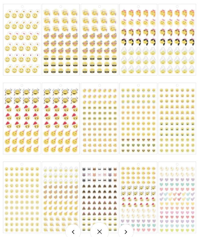 Me and My Big Ideas Emoji & Social Talk Value Pack Stickers Happy Planner 1608 Stickers