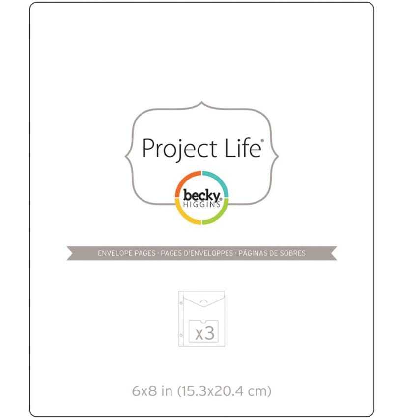 Project Life Envelope Page w/Pocket 6