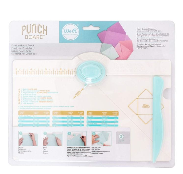 We R Memory Keepers Envelope Punch Board
