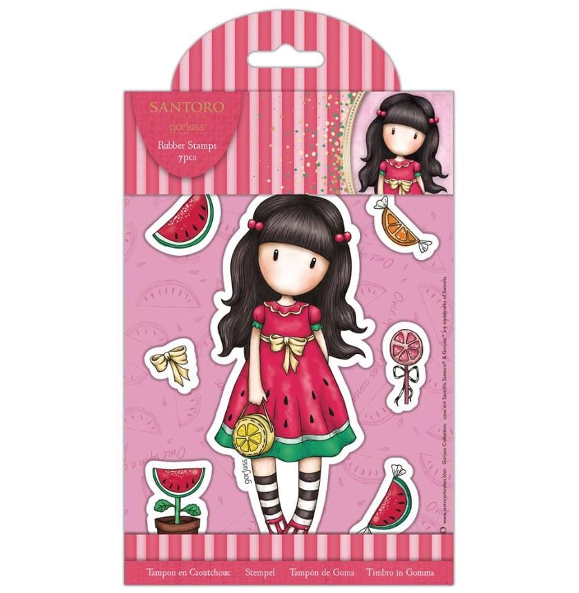 Gorjuss Every Summer has a Story Santoro's Rubber Stamp