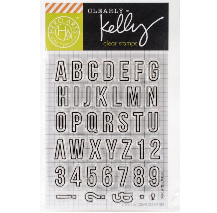 Kelly Purkey Everyday Alphabet Clear Stamps 3" x 4"