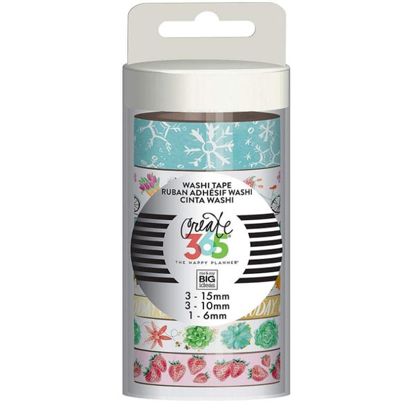 Me And My Big Ideas Everyday Happy Planner Washi Tape Tube Set