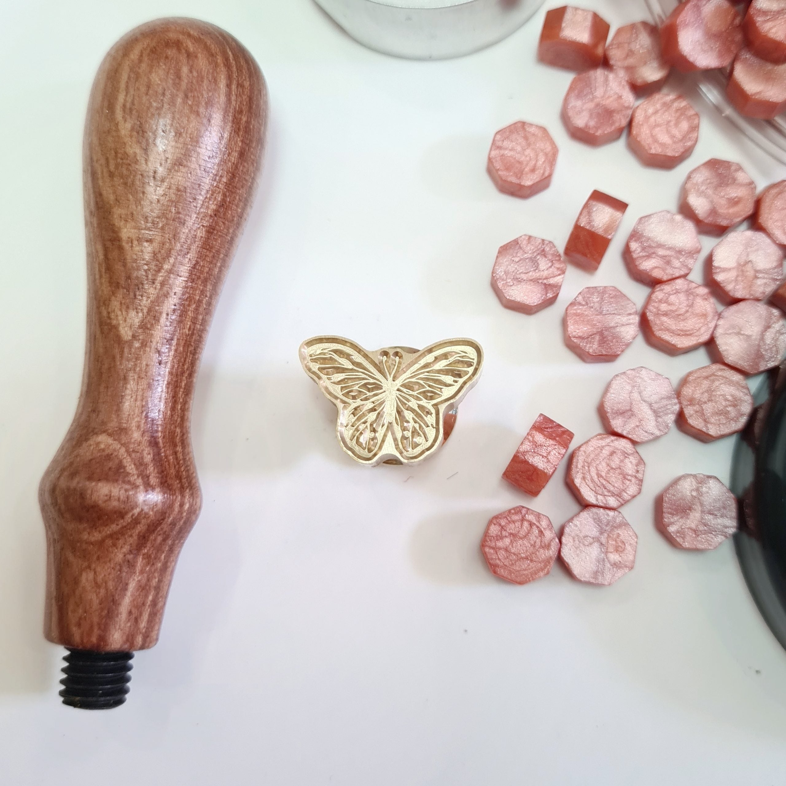 Exact Shape and 3D Wax Seal Stamps - Option 3 (1 Wax Seal Copper Head with Handle Only)