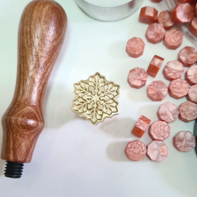 Exact Shape and 3D Wax Seal Stamps - Option 2 (1 Wax Seal Copper Head with Handle Only)