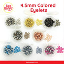 4.5mm Colored Eyelets 80pcs Fits Crop-a-dile and 5mm Eyelet Setter