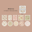 Fantasy Flower Season Series Light Retro Lace Deco Base Paper