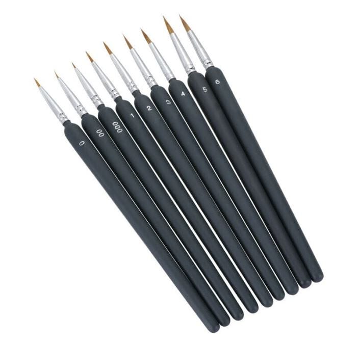Hook Line Fine Detail Paint Brushes