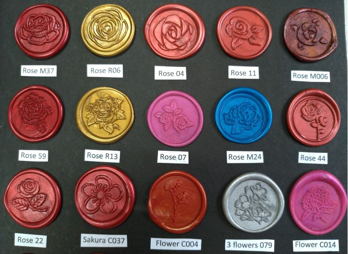 (Options Set 1) Wax Seals Flowers