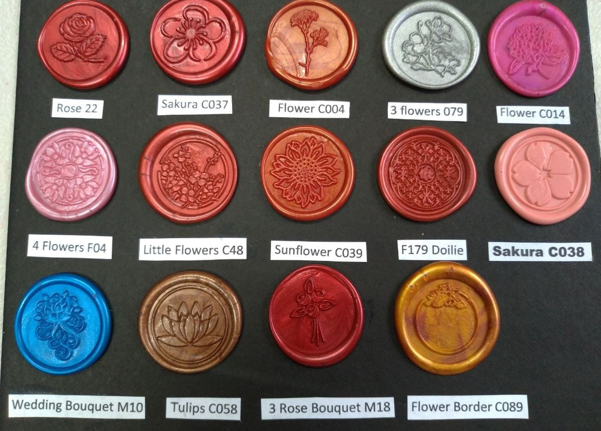 (Options Set 1) Wax Seals Flowers