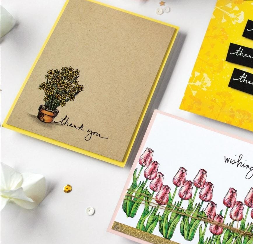 Hero Arts Flowers From the Vault Stamp Set CM359