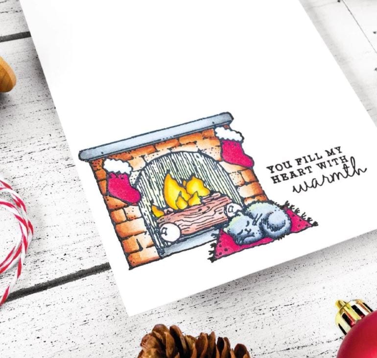 Hero Arts Home Scene From the Vault Stamp Set CM385
