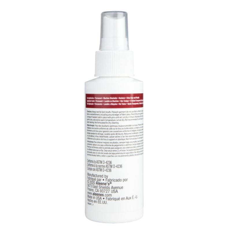 Aleene's Fabric Fusion Pump Spray Permanent Adhesive 4oz