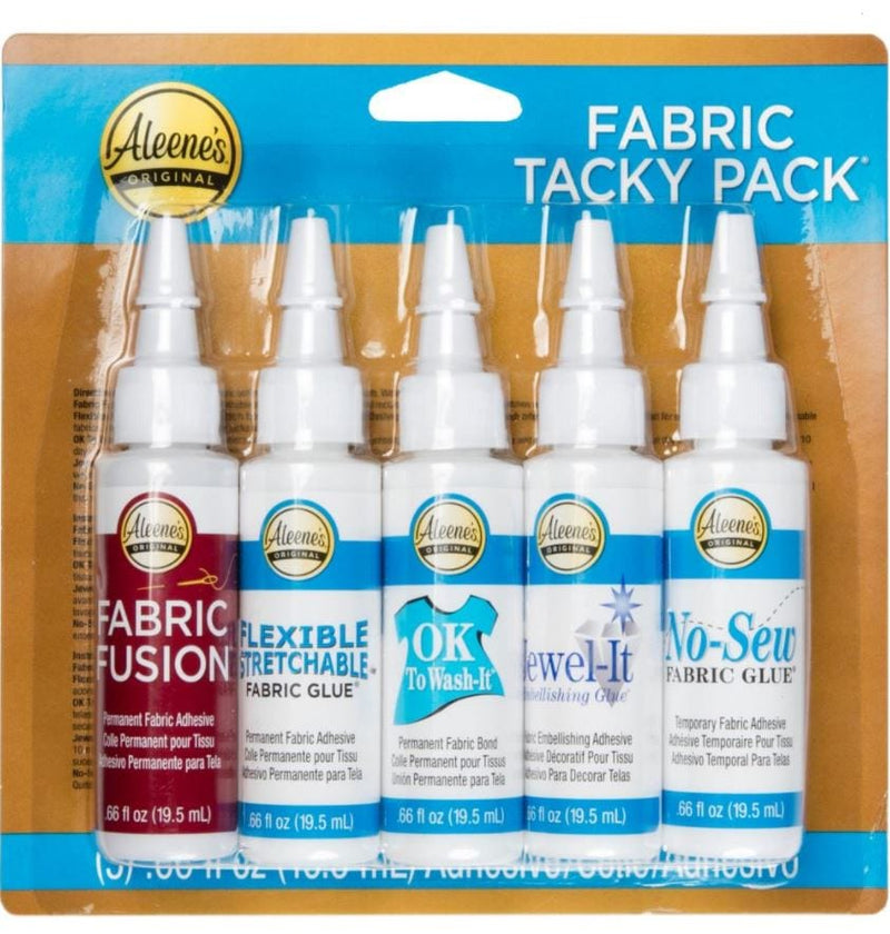 Aleene's® Fabric Glue Tacky Pack 5pcs