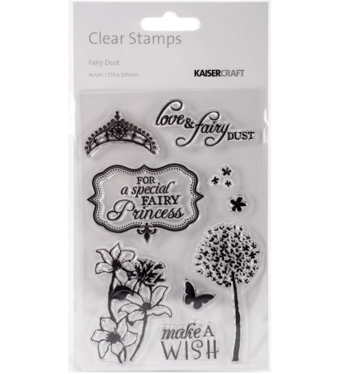 Kaisercraft Fairy Dust Clear Stamps 6.25