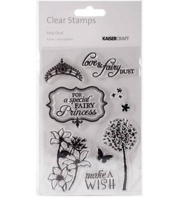 Kaisercraft Fairy Dust Clear Stamps 6.25"X4"