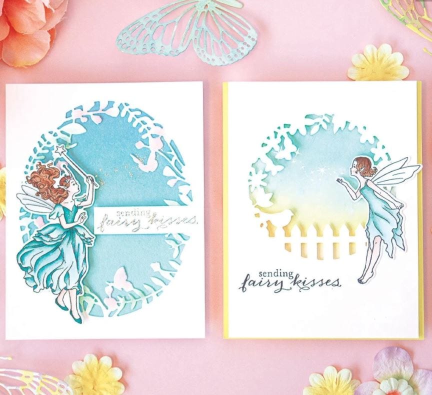 Hero Arts Fairy Kisses Stamp Set CM329