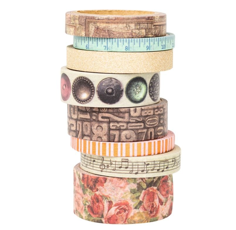 BoBunny Family Heirloom Washi Tape Set 8 Rolls