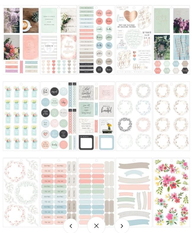 Me and My Big Ideas Farmhouse Big Value Pack Sticker Create 365 Happy Planner Stickers 601 Stickers