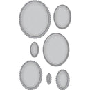 Spellbinders Fancy Edged Ovals Shapeabilities Dies