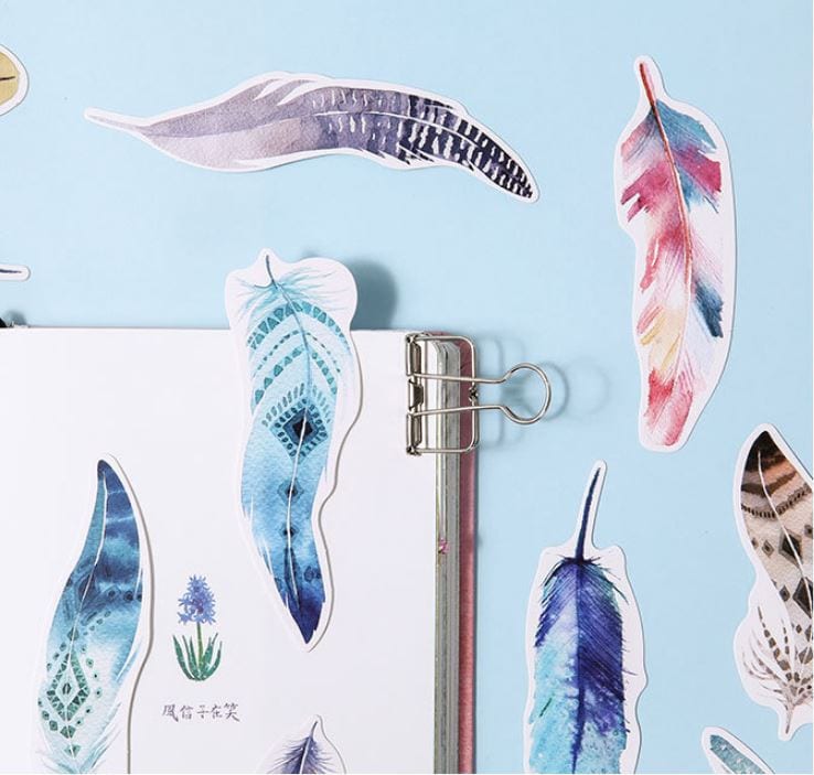 Fancy Feathers Bookmarks