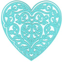Nellie's Choice Fantasy Heart Stained Glass Dies