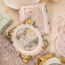 Fantasy Flower Season Series Light Retro Lace Deco Base Paper