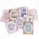 Fantasy Flower Season Series Light Retro Lace Deco Base Paper