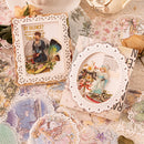 Fantasy Flower Season Series Light Retro Lace Deco Base Paper