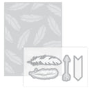Recollections Feather Embossing Folder & Dies