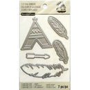 Recollections Feathers and Arrow Cut & Emboss Dies