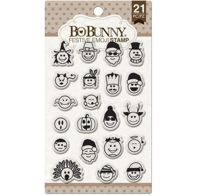 BoBunny Festive Emoji Stamps