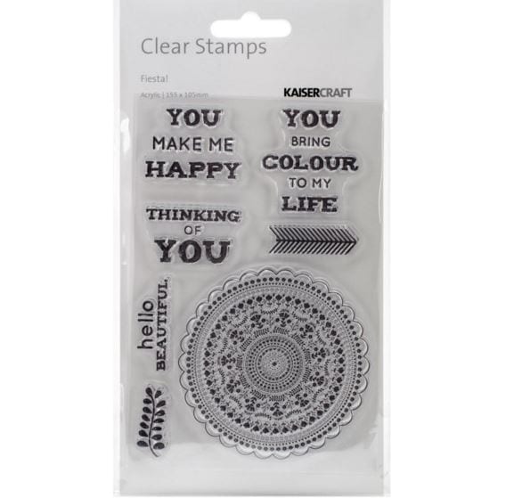 Kaisercraft Fiesta! Clear Stamps 6.25