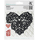 Floral Filigree Heart Xcut Decorative Die