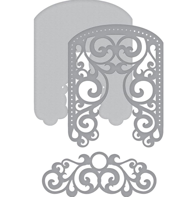 Spellbinders FIligree Veil Shapeabilities Die