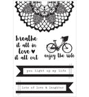 Kaisercraft Finder's Keepers Clear Stamps 6"X4"