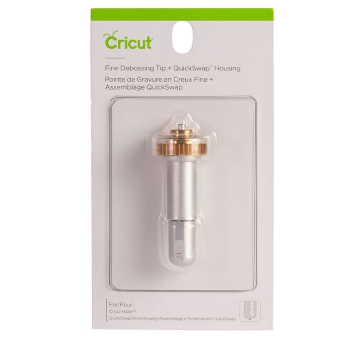 Cricut Fine Debossing Tip + Quickswap Housing