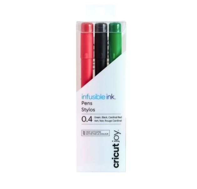 Cricut Joy™ Infusible Ink Pens Black/Red/Green 0.4mm (3ct)