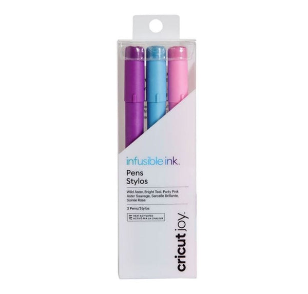 Cricut Joy Infusible Ink Pens Wild Aster/Bright Teal/Party Pink 0.4mm (3ct)