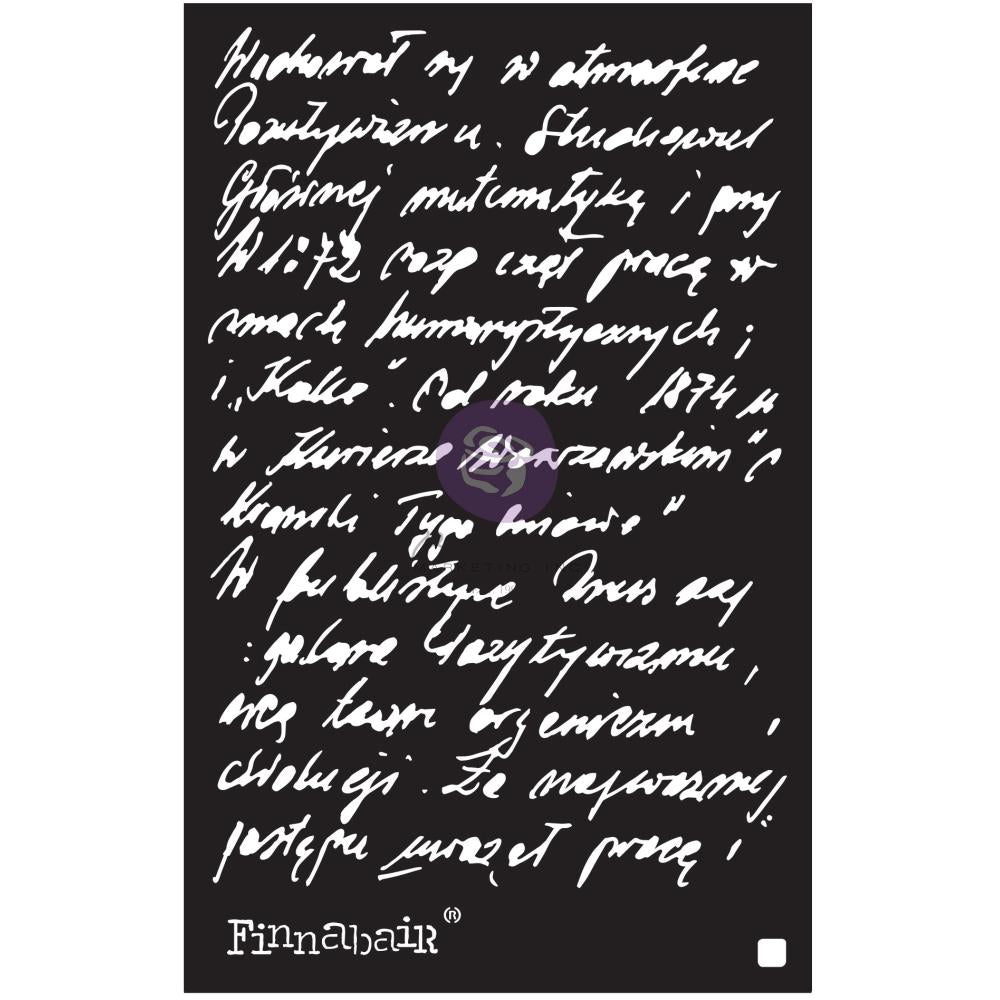 Finnabair Ghostwriter Stencil 6