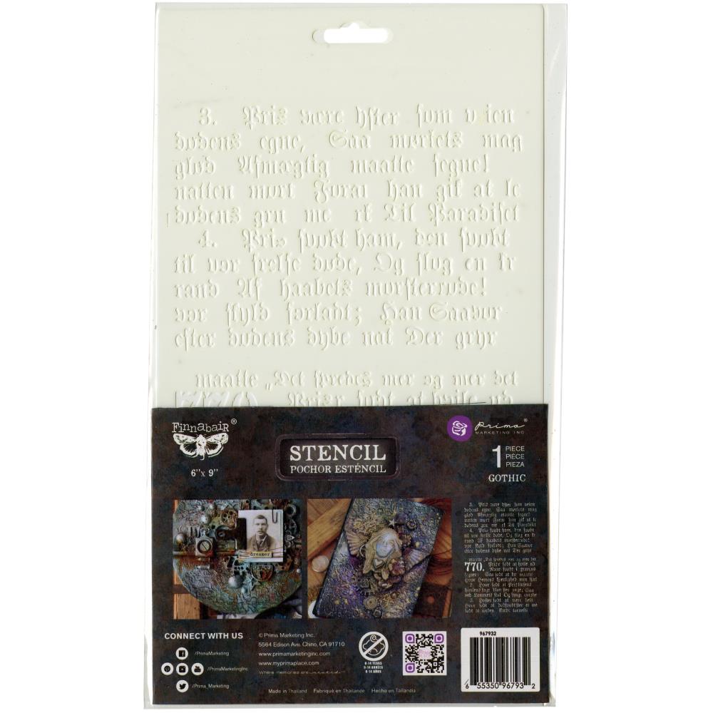 Finnabair Gothic Stencil 6