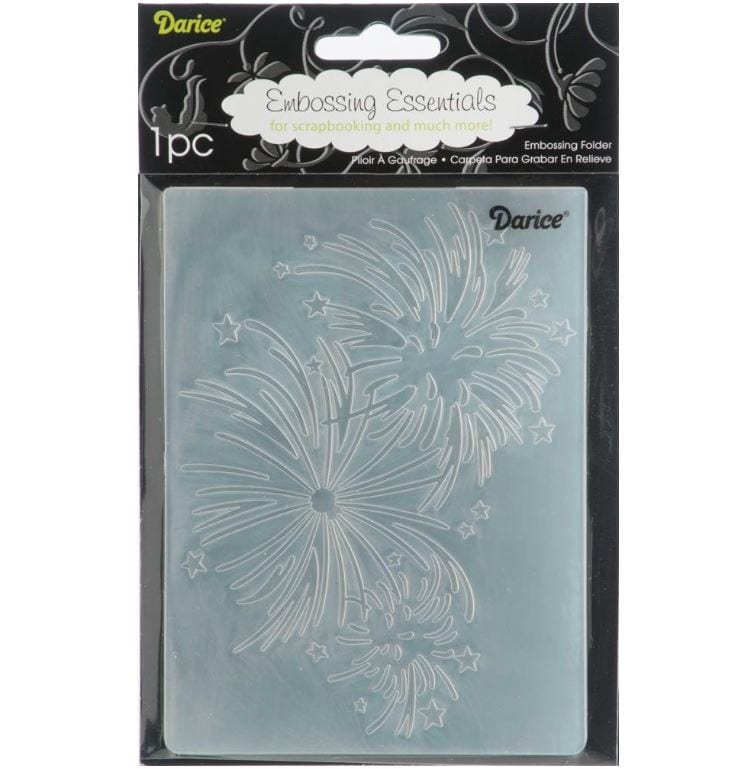 Darice Fireworks Embossing Folder