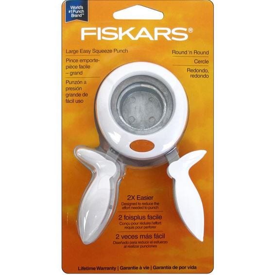 Fiskars Squeeze Large Round 'n Round Punch