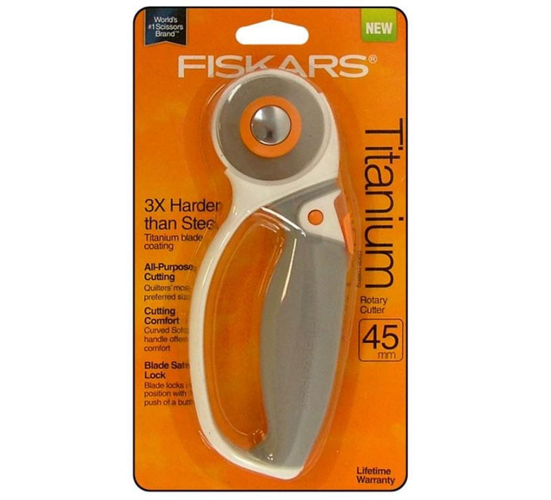 Fiskars Comfort Loop Rotary Cutter 45mm Titanium