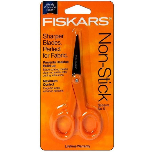 Fiskars 5" Scissors Non-Stick