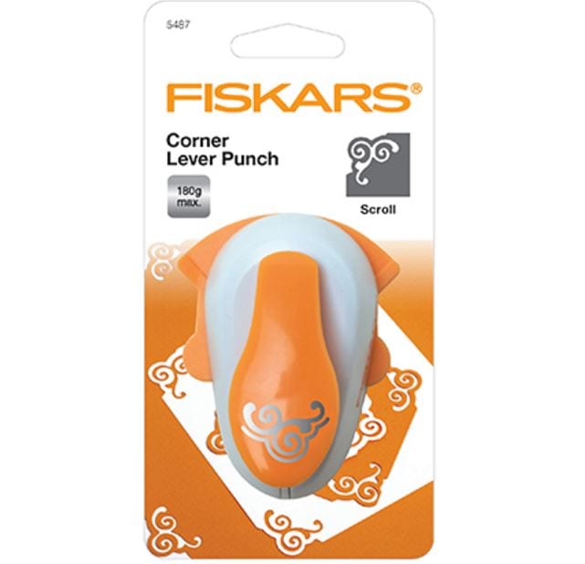 Fiskars Lever Corner 1" Scroll Punch