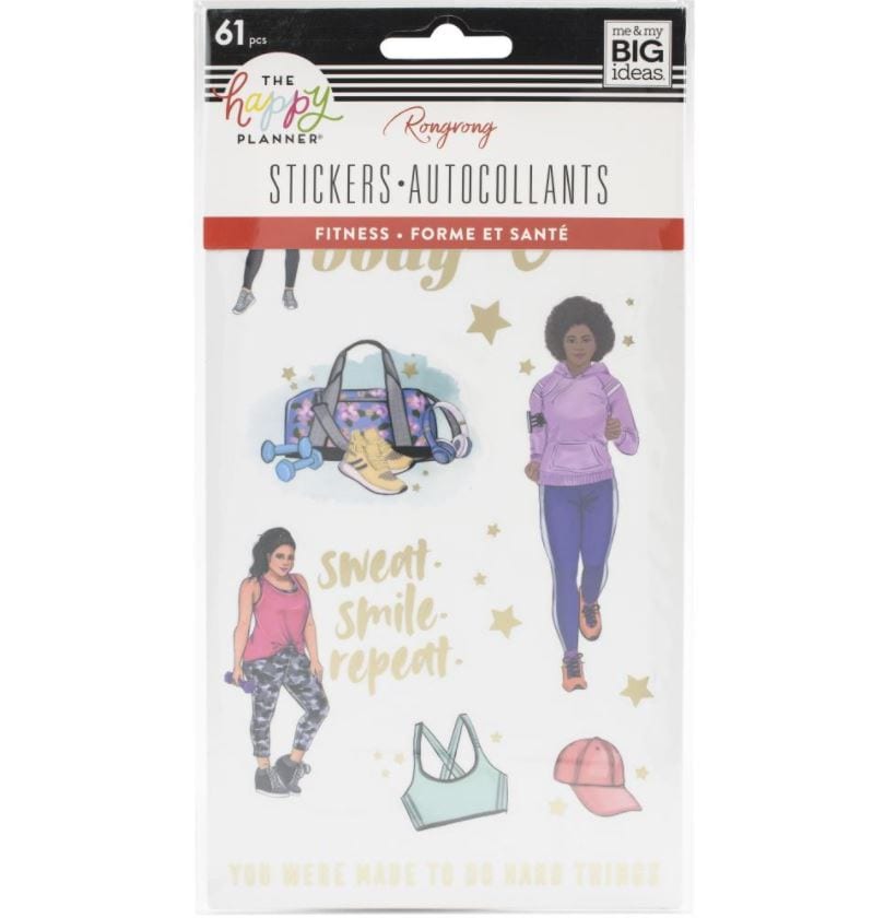 Me And My Big Ideas Fitness Everyday Planner Stickers 61 Stickers