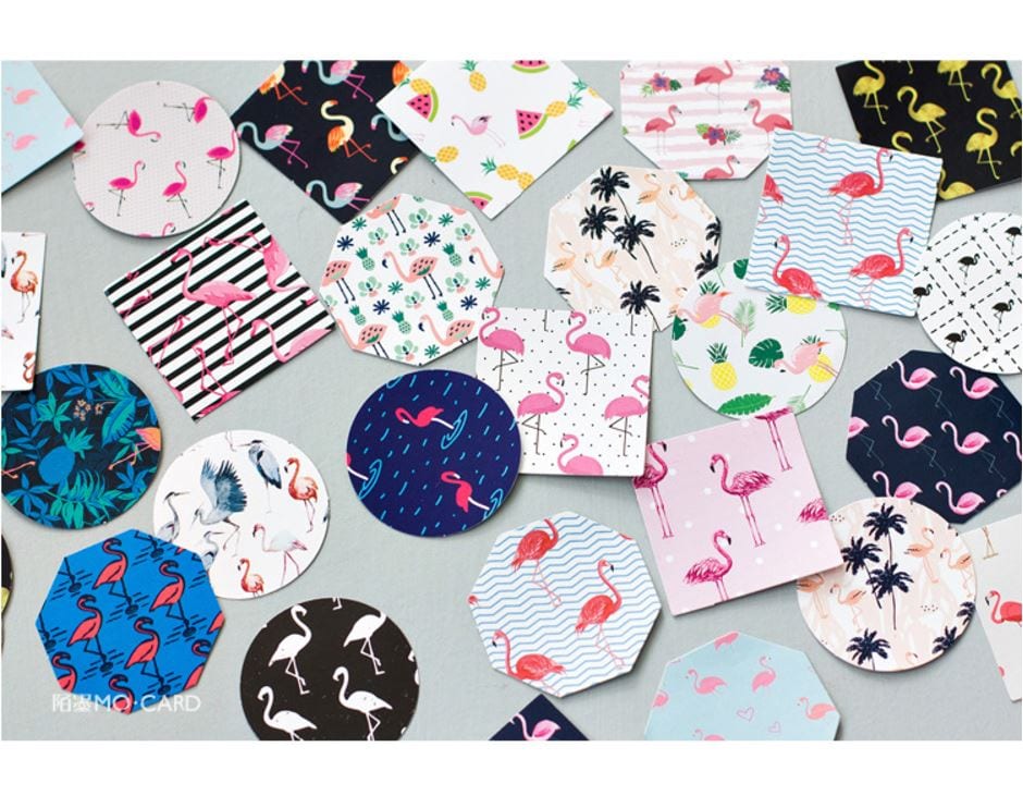 MoCard Flamingo Life Log Sticker Box