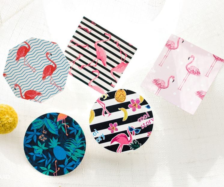 MoCard Flamingo Life Log Sticker Box