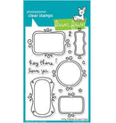 Lawn Fawn Flirty Frames Clear Stamps 4"x 6"